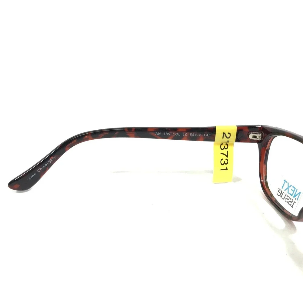 Next Issue AN 189 COL 10 Eyeglasses Frames Tortoise Square Full Rim 55-16-145